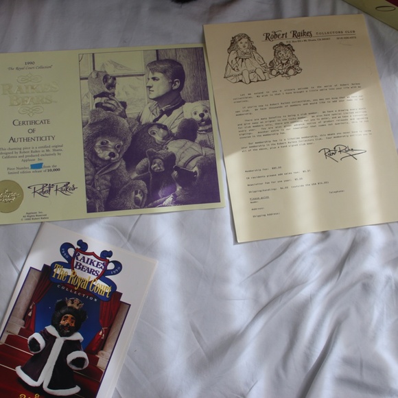 Raikes Toys Raikes Bears Queen Mary And King William Set Poshmark